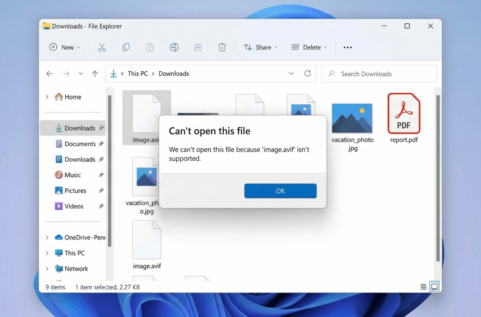 Multiple AVIF files in folder - before using batch avif to jpg converter online free tool