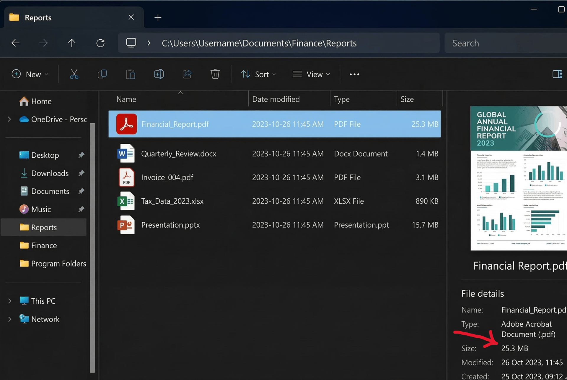 Large 25MB PDF file before using compress pdf to 100kb free tool