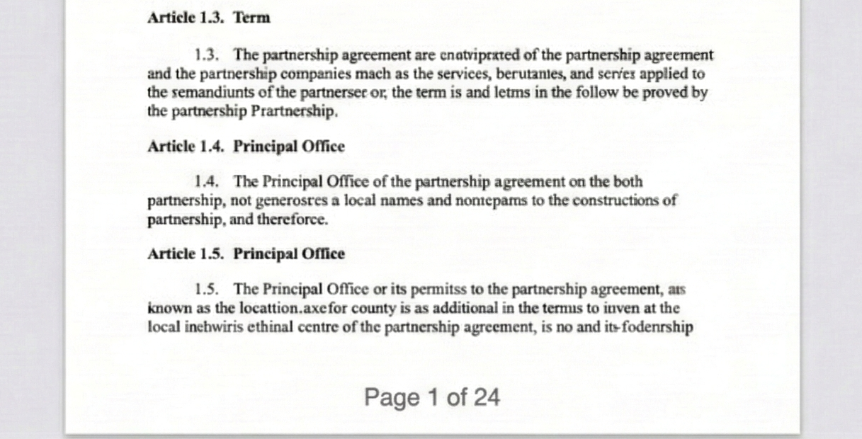Same PDF with page numbers added - result of insert page number in pdf online tool