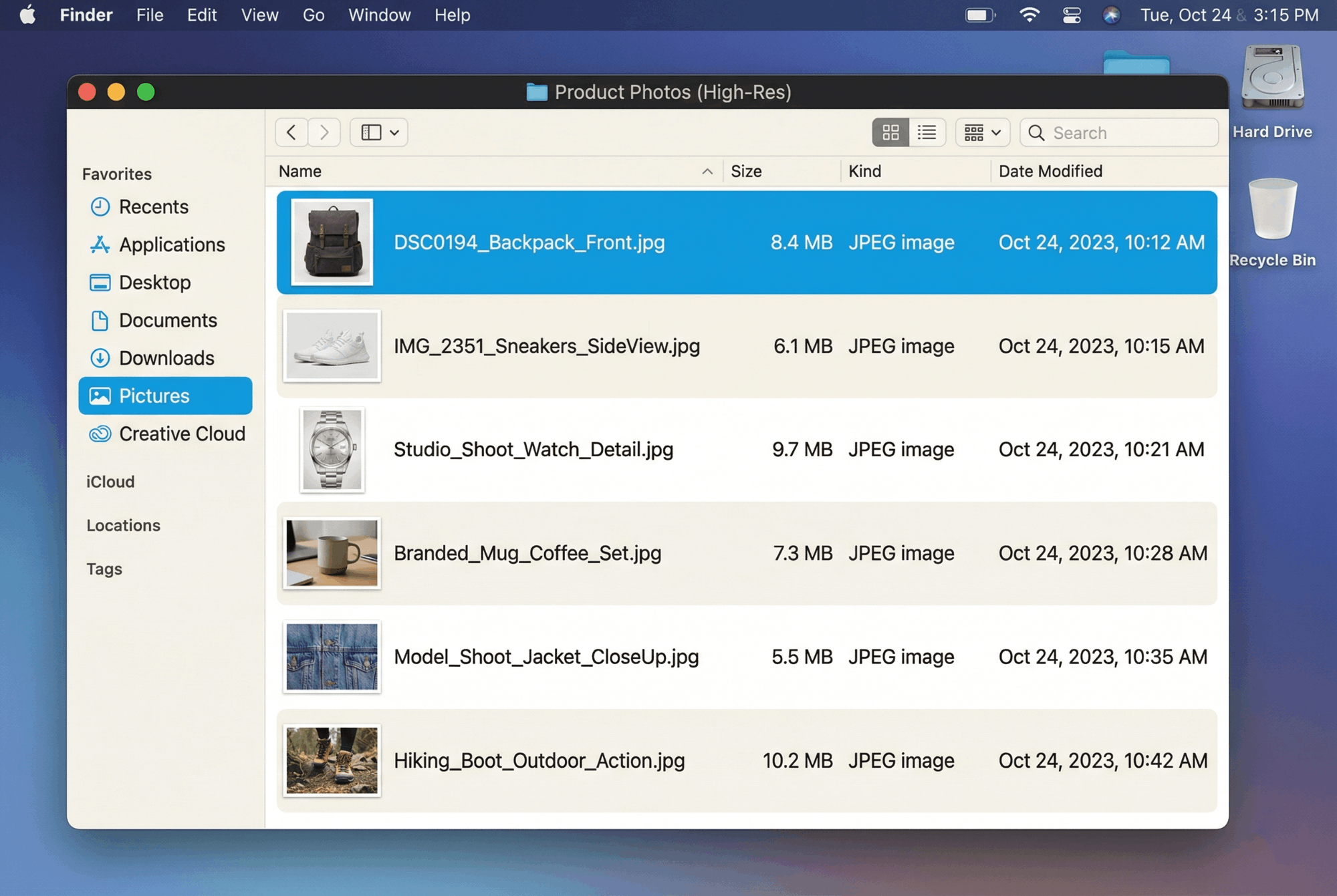 Multiple high‑resolution images before batch resize - using batch image resizer tool