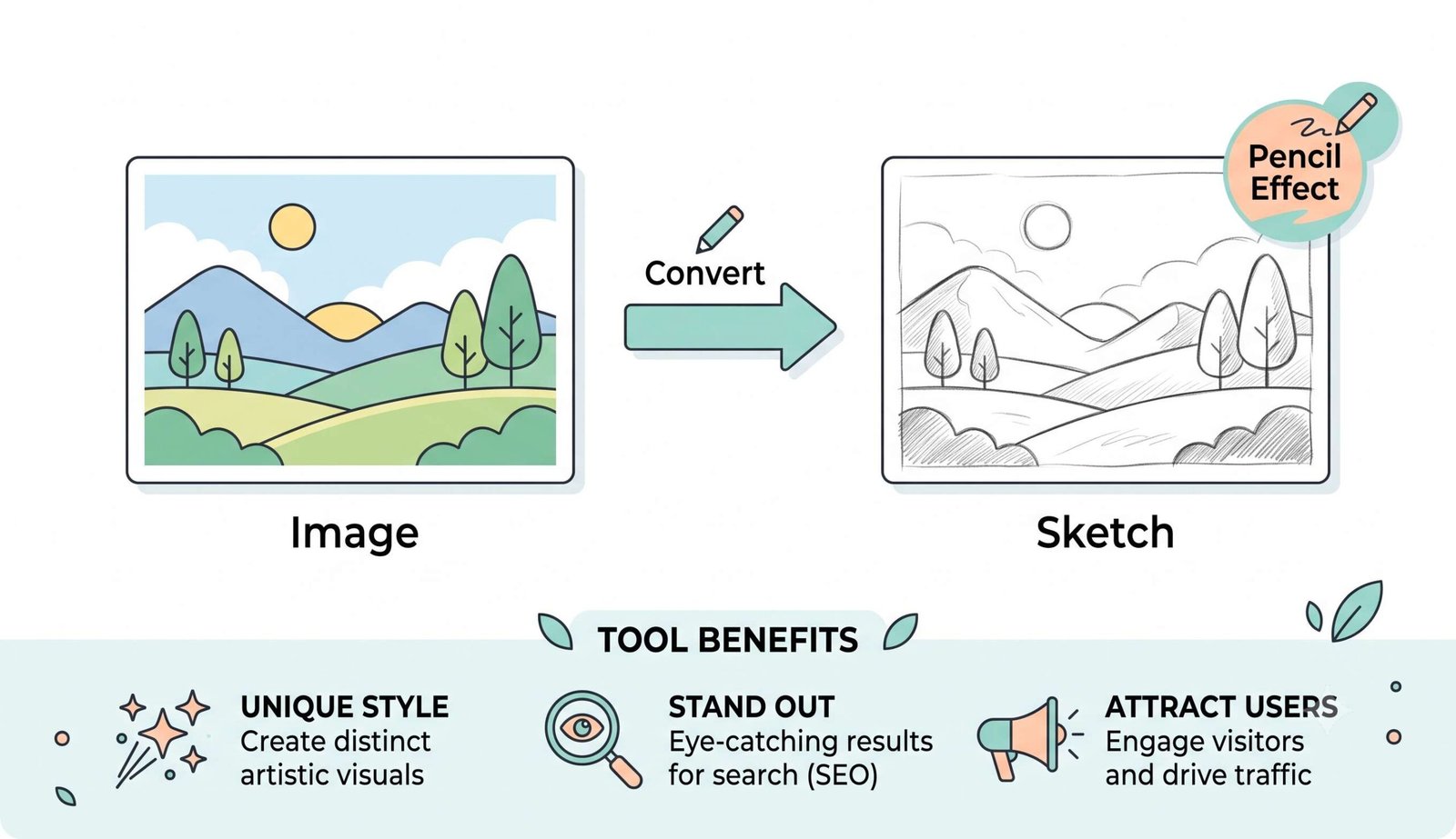 dashboard showing how to use the image to outline sketch converter online