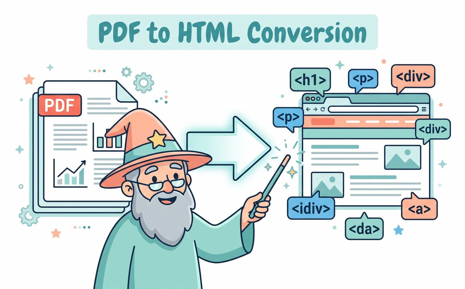 pdf to html converter - high resolution document to html5 web page conversion
