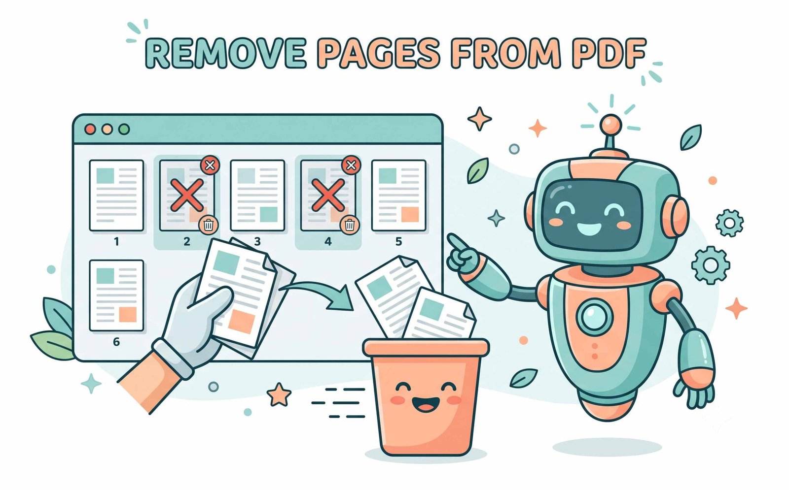 Complete guide to remove pages from PDF documents - delete unwanted PDF pages visually