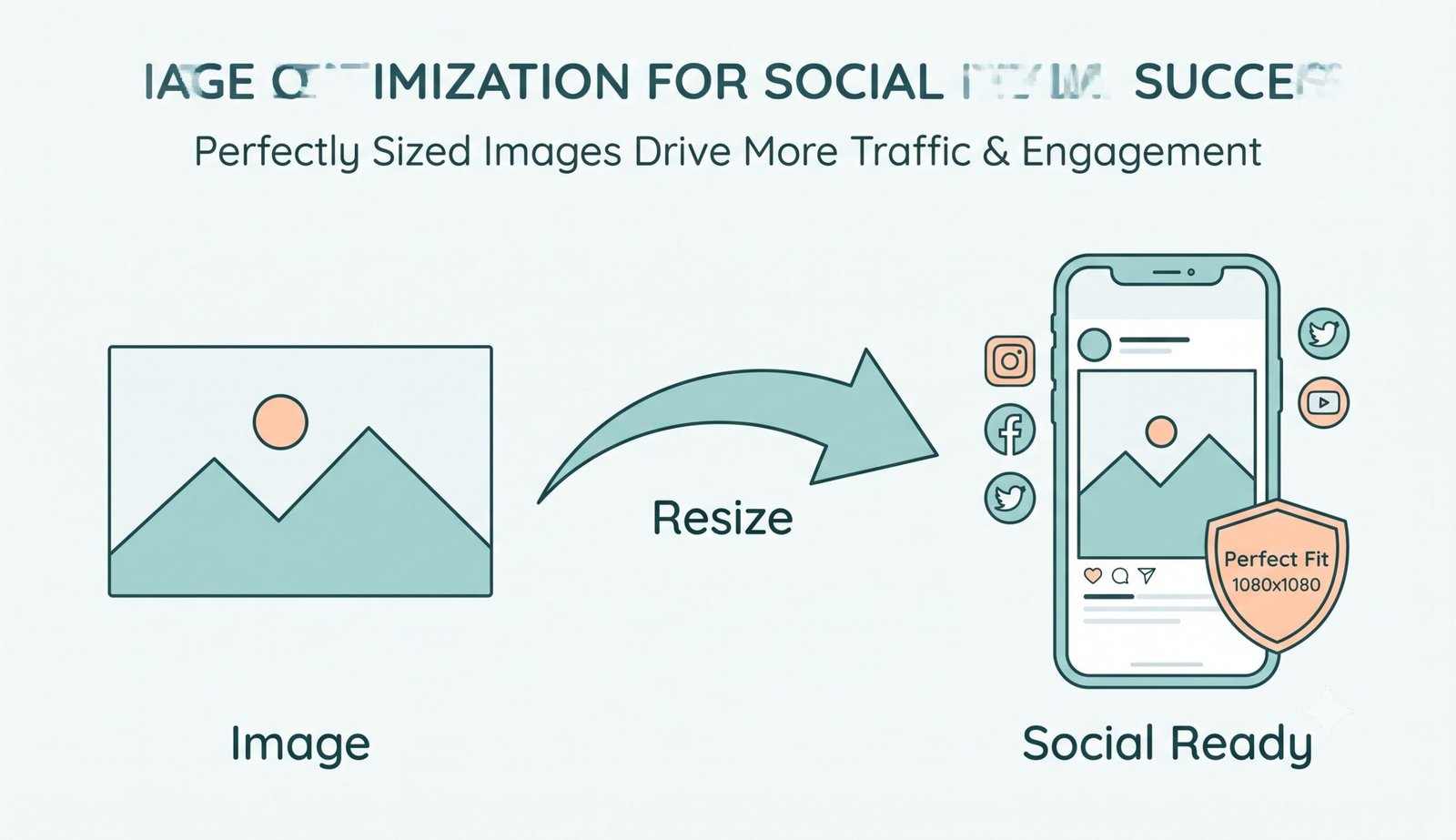 dashboard showing how to resize image for instagram without cropping with blurred background