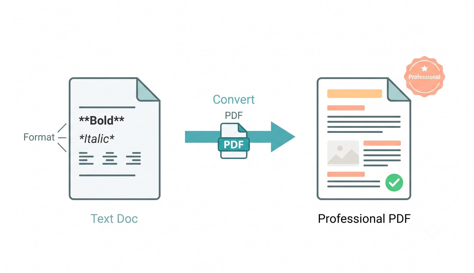 dashboard showing how to use the copied text to pdf converter