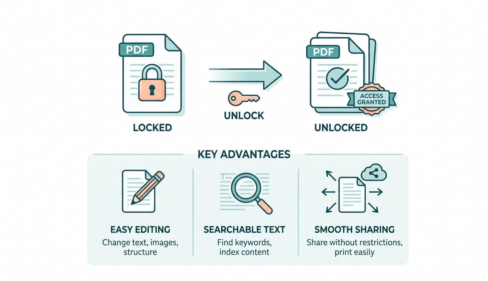 dashboard showing how to unlock pdf online free securely